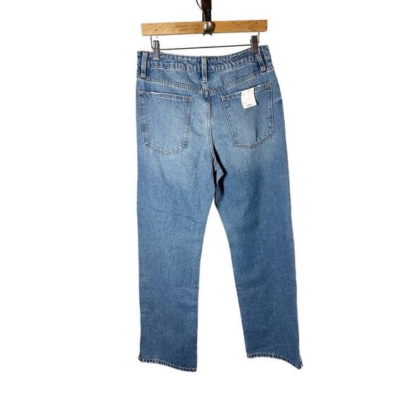 VIGOSS High Waisted Split Hem Straight Ace Jeans Medium Wash Size 30 - Picture 3 of 14